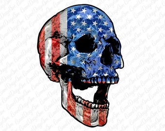American Flag Skull Png sublimation design,4th of July png,USA skull png,American Flag,Independence Day png,Usa Skull Png,Digital Download