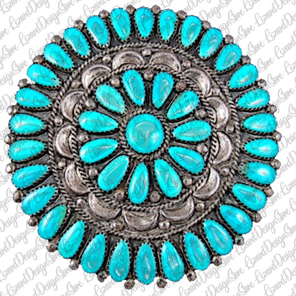 Turquoise Western Gemstone Png,Turquoise Gemstone,turquoise art, hand drawn.Sublimation Design,Digital Download, PNG file