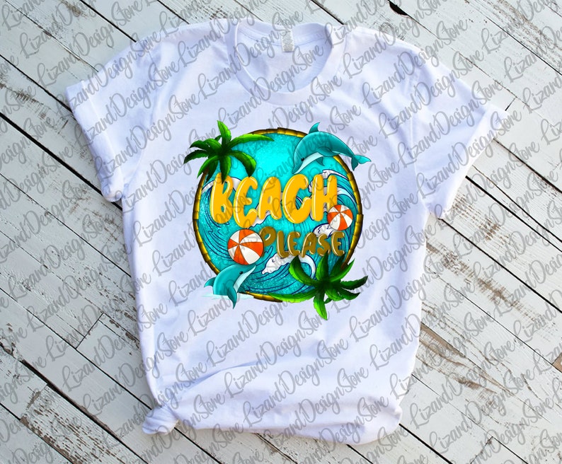 Beach Please Png Summer Design Beach Png Beach Sublimation - Etsy