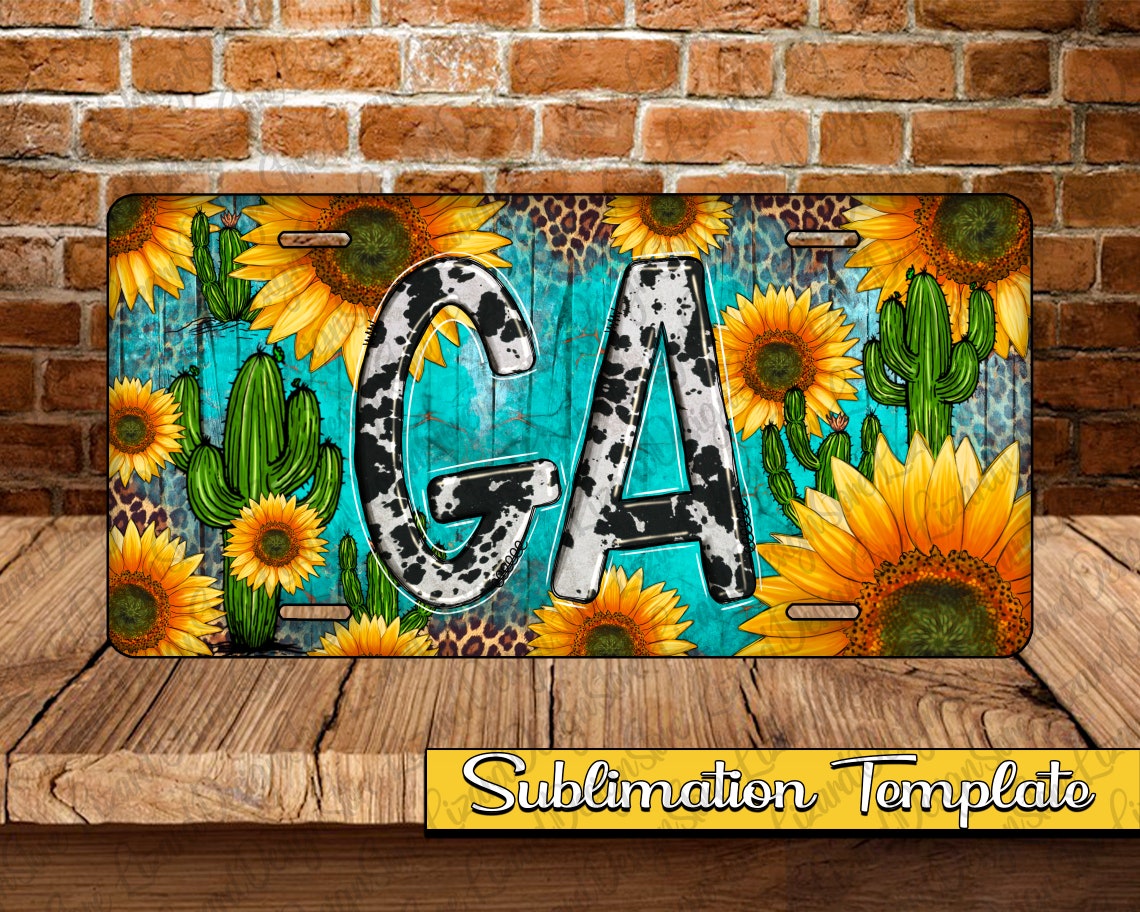 Georgia License Plate Png Georgia Map Png GA Png License - Etsy