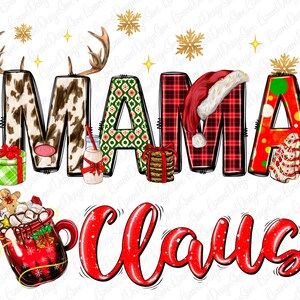 Mama Claus png sublimation design download, Merry Christmas png, Happy New Year png, Christmas mama png, sublimate designs download