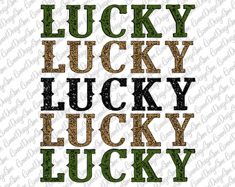 Happy St Patrick's Day png, Lucky Png , Shamrock png, Lucky png , Irish png  Sublimation, PNG designs for sublimation ,Digital Download
