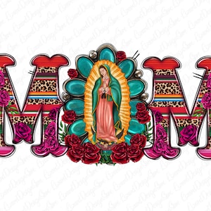 Mamá occidental dama de Guadalupe Png, Virgen de Guadalupe png, Latina Mexicana png, Guadalupe png, Virgen María png, descarga de diseños sublimados