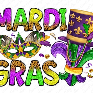 Mardi Gras png sublimation design download, western Mardi Gras png, fleur de lis png, Mardi Gras carnival png, sublimate designs download