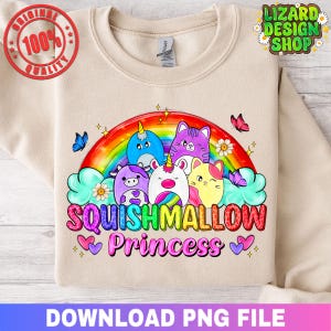 Squishmallow girl PNG, INSTANT Download squishy Birthday Girl, Squishmallow Birthday,Squishmallow Princess,Trending PNG,Digital downloads