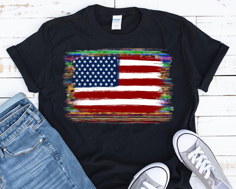 Distressed American Flag Pngusa Flag Png Sublimation Designs - Etsy