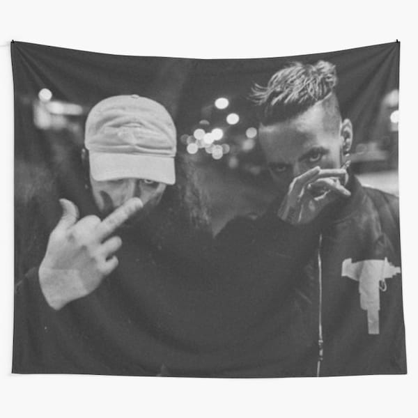 Suicide Boys Scrim and Ruby Wall Tapestry, Suicideboys Rapper Tapestry