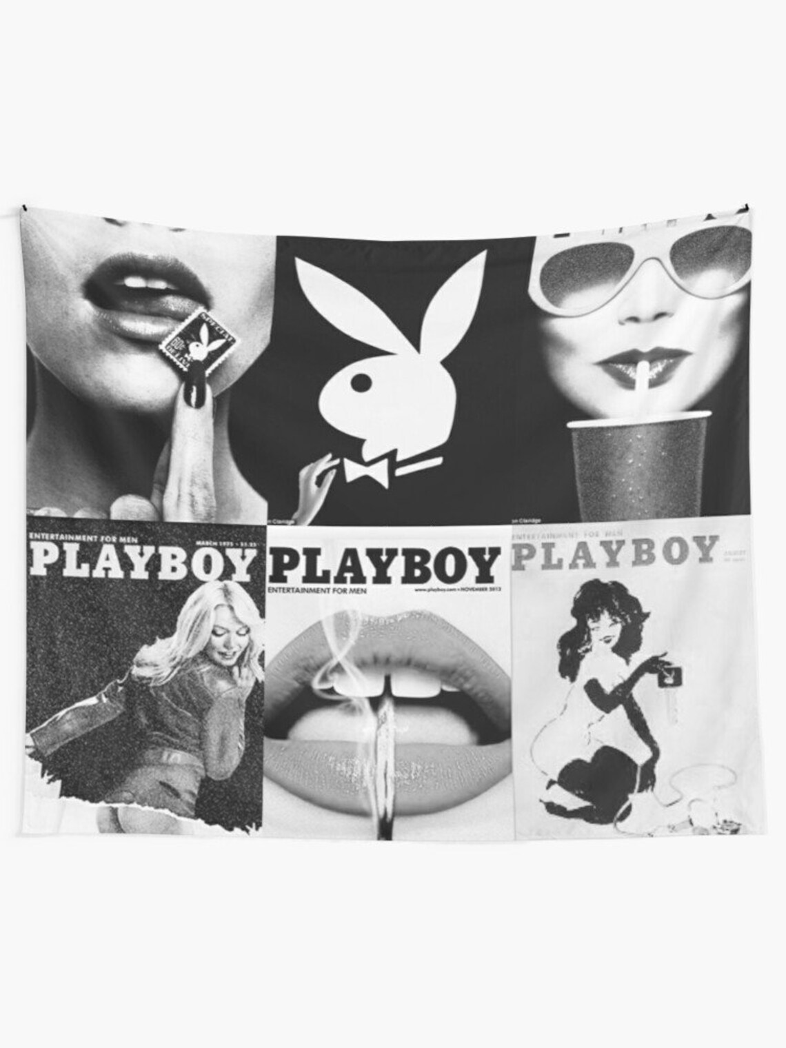 playboy cover collage camp shirt