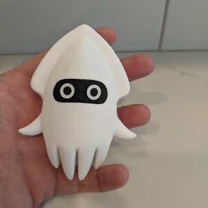 3D Printed Blooper Squid Figure