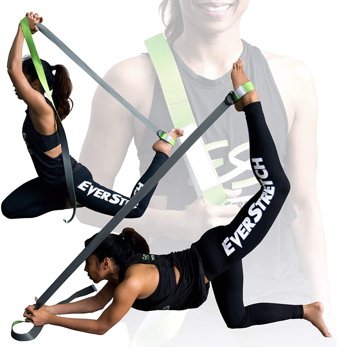 Yoga Strap for Stretching Premium Quality 8ft. Adjustable D Etsy