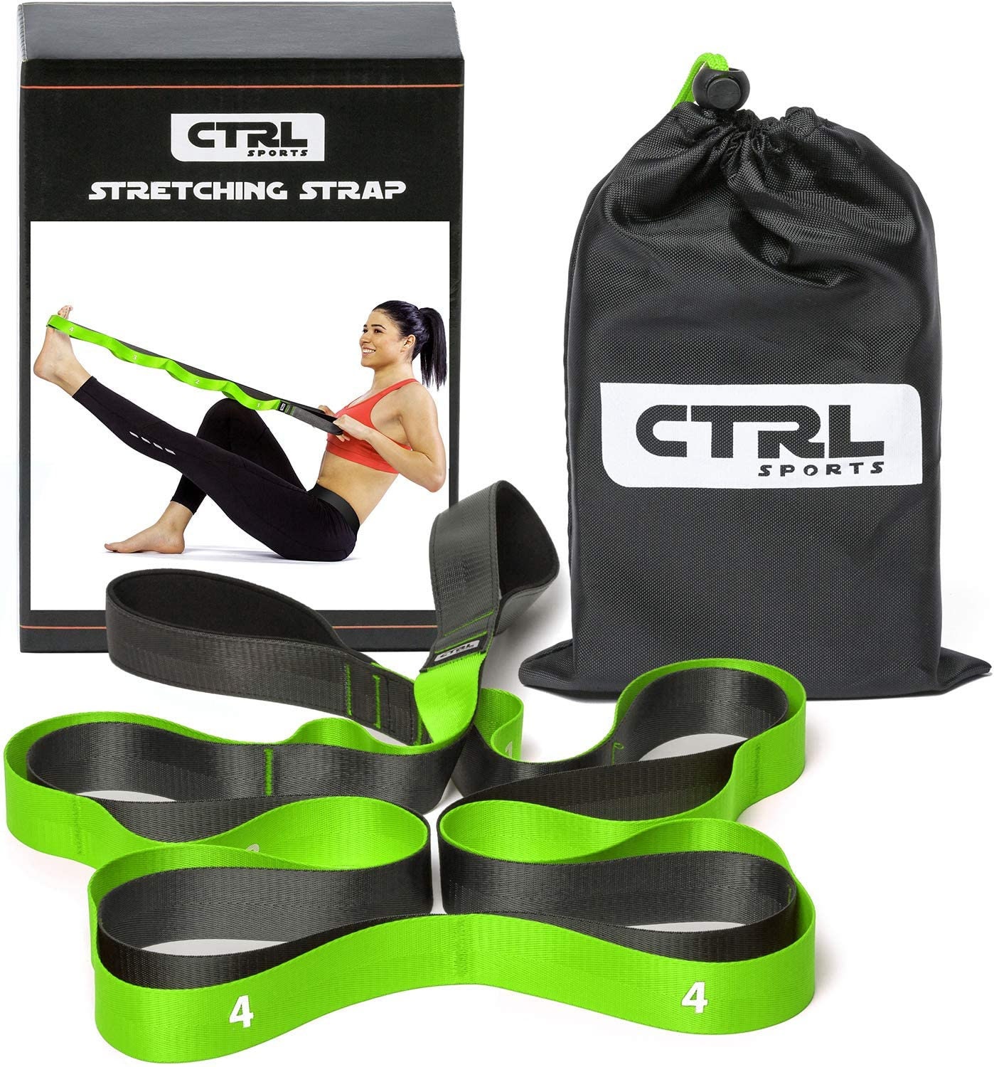 Stretching Strap with Loops for Physical Therapy Yoga Etsy