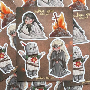Ashen One | Sticker Sheet | waterproof matte vinyl