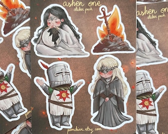 Ashen One | Sticker Sheet | waterproof matte vinyl