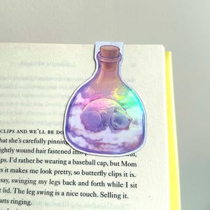 Meowgical Potion | Magnetic Bookmark | holographic, waterproof