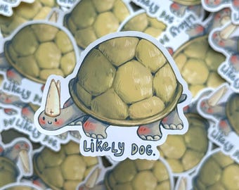Likely Dog | Pope Turtle | Miriel, Pastor of Vows | Elden Ring waterproof matte vinyl sticker