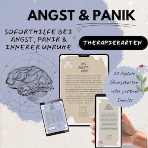 Angst - Therapiekarten & Soforthilfe bei Angst und Panik