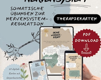 Nervous system - Therapy cards Somatic exercises / Nervous system regulation