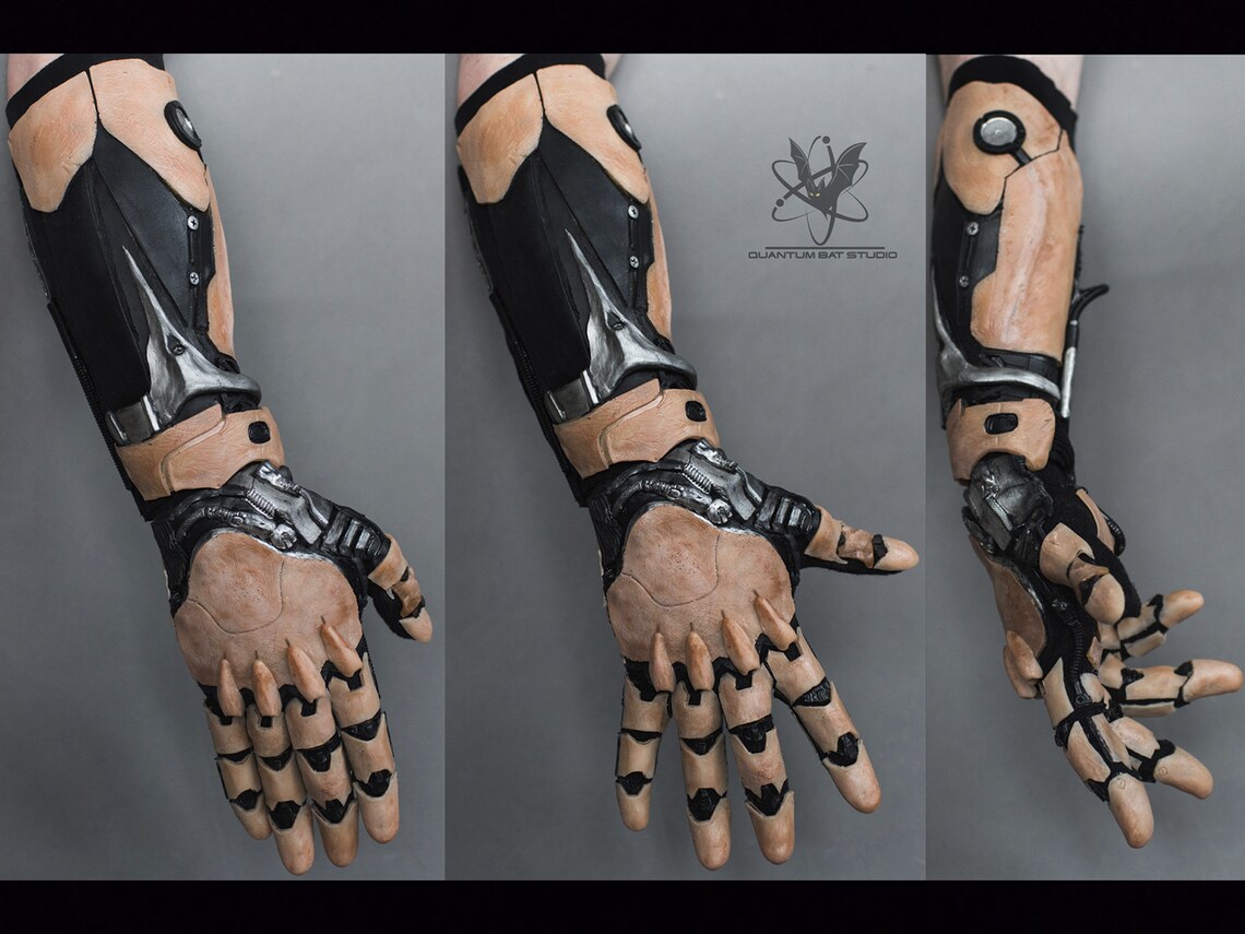 Cyber arm glove for cosplay costume v.1 Deus Ex Ivan Etsy