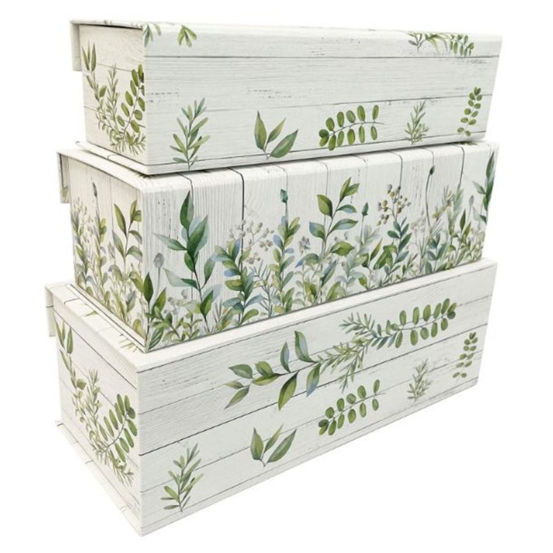 Decorative Storage Boxes Garden Keepsake Box Paper Storage Etsy
