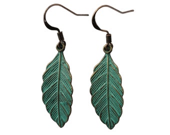 Beautiful Metal Leaf Earrings