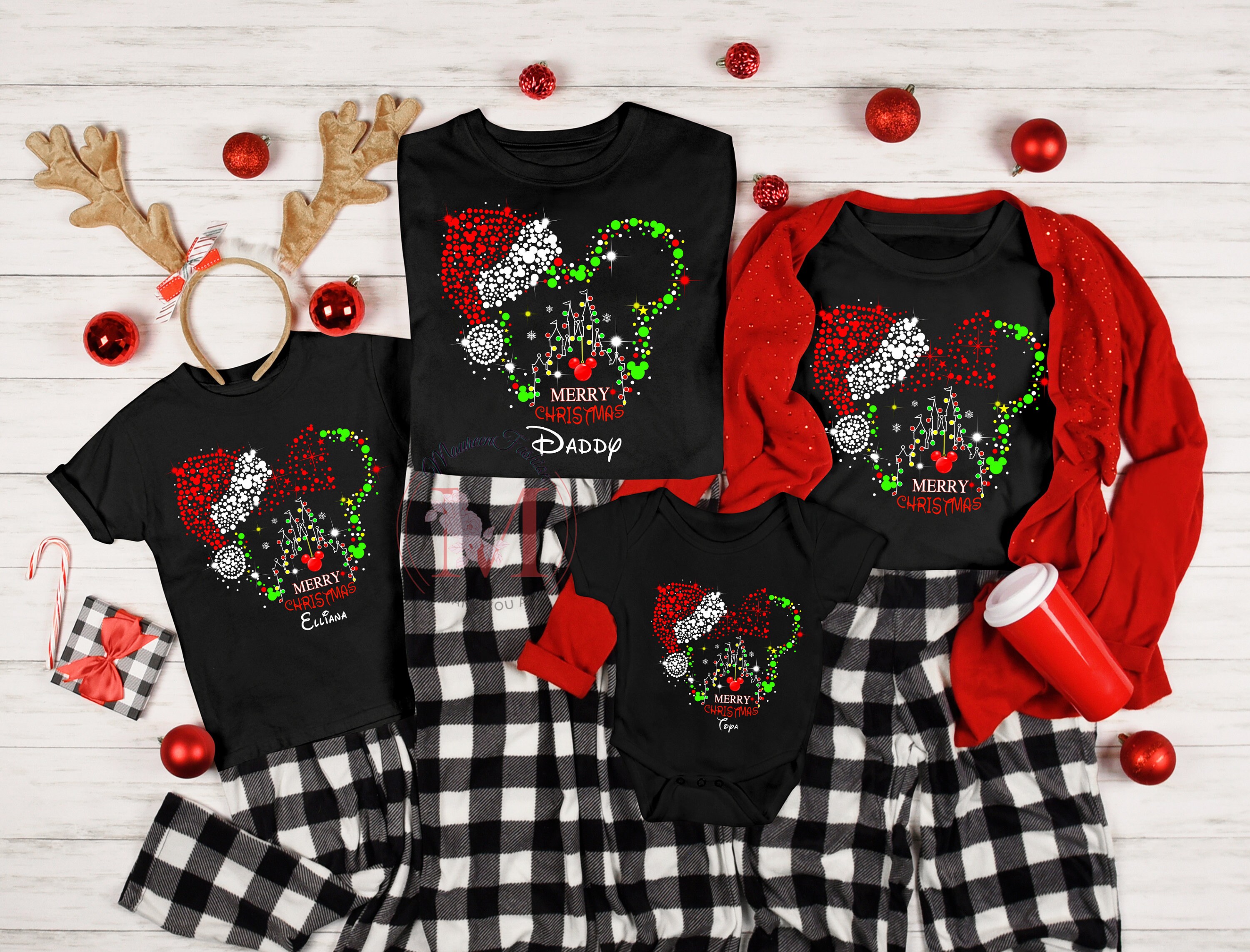 Christmas pajamas shirts Clearance