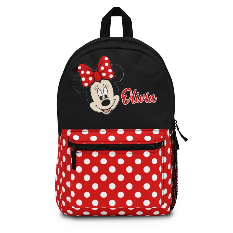 Customized Minnie Mouse Backpack Backpack for Girl Back to Etsy