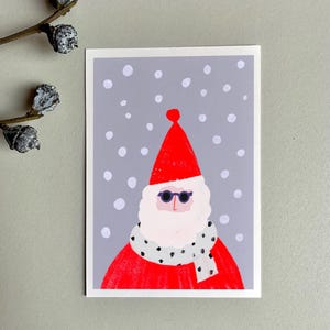 MERRY CHRISTMAS/ HOLIDAYS/ Advent/ Winter/ Christmas/ Santa Claus/ Greetings/ Postcard/ Illustration