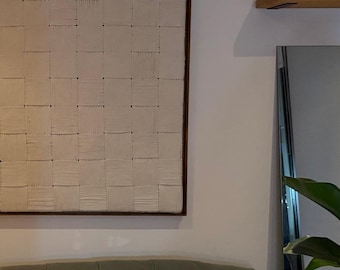 Arte mural con texturas tejidas Veneta