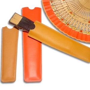 Custodia per ventaglio in pelle Ubrique. Custodia in pelle per proteggere il tuo ventilatore.