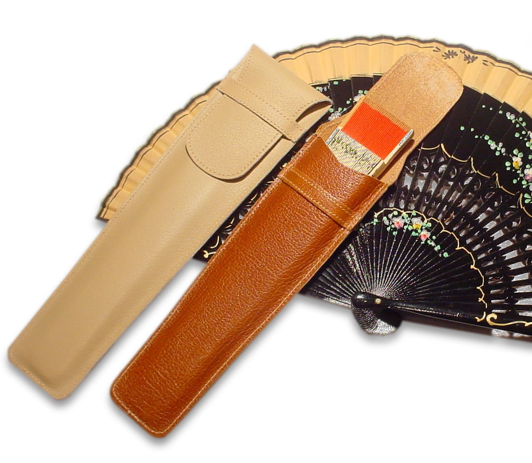 Buy Ubrique Leather Fan Leather Case With Flap and Pin