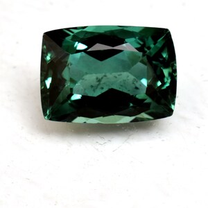 Tormalina blu-verde naturale da 10,80 ct, taglio cuscino, pietra preziosa sfusa, miniera del Congo