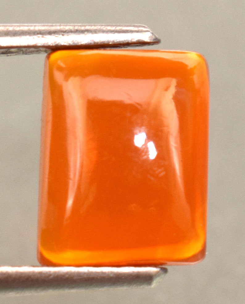 Natural Red Fire Opal Certified 1.85 Ct Cabochon From Mexico Mexican Opal Cabochon Loose Opal Cabochon Ring Use Opal