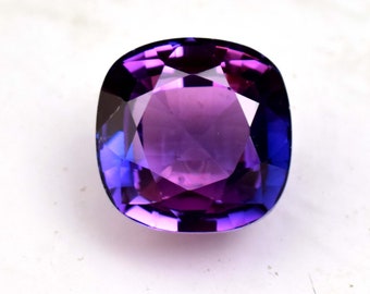 Natural Ceylon Purple Sapphire 9.55 Ct CUSHION Cut Certified Loose Gemstone For Jewelry Use