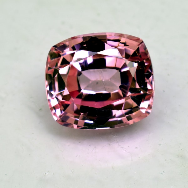 Natural Padparadscha Sapphire 12.25 Ct CUSHION Cut Certified Loose Gemstone For Jewelry Use