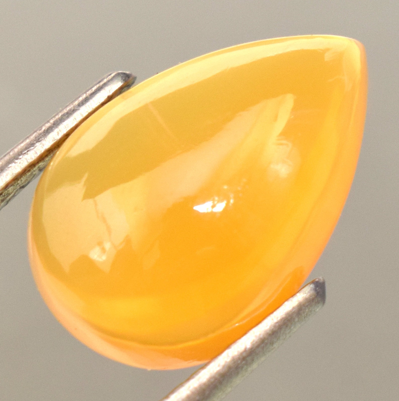 Natural Yellow Fire Opal Certified 4.05 Ct Cabochon From Etsy