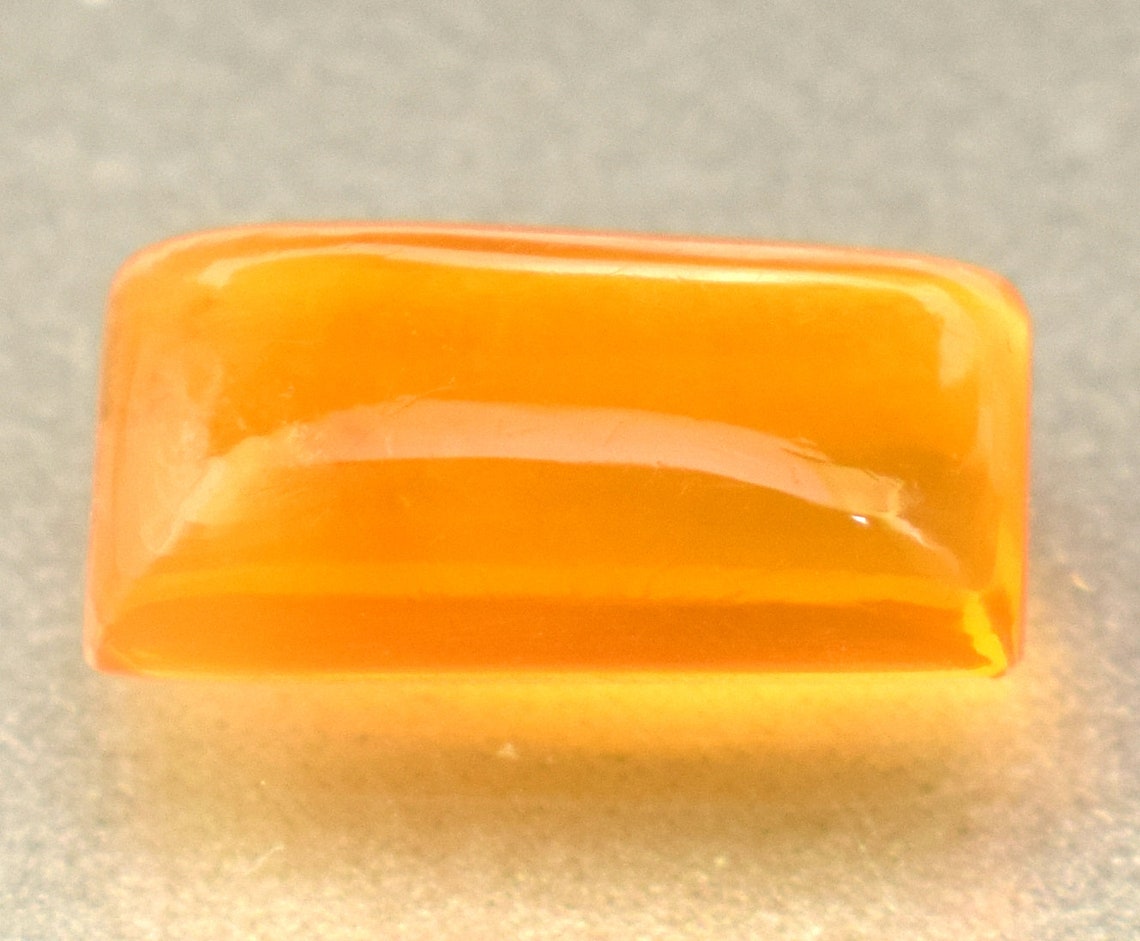Natural Yellow Fire Opal Certified 2.90 Ct Cabochon From Etsy