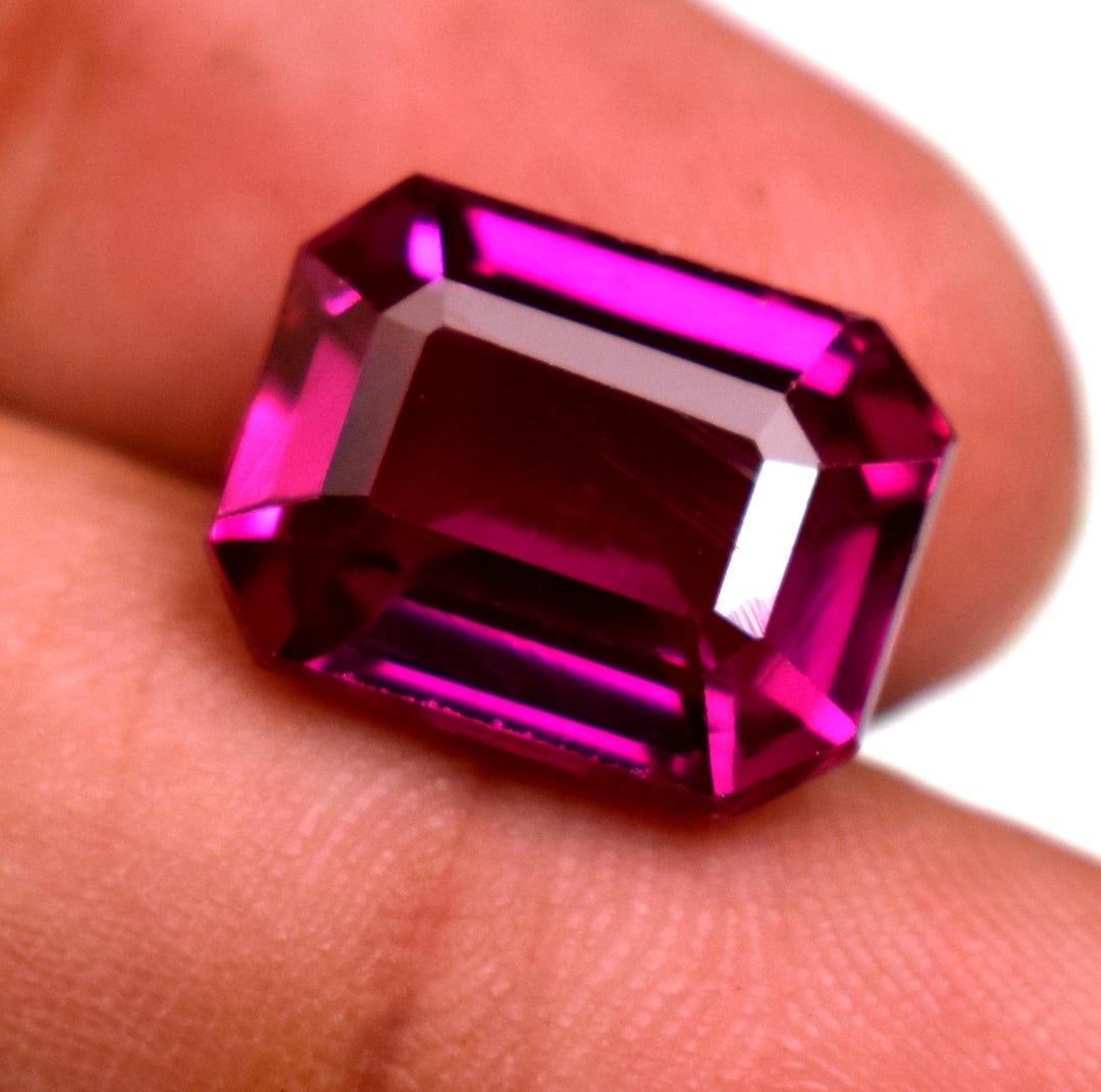 Filo Di Perle Rodolite Granato Ombreggiato Naturale - Sfaccettate 2.5mm - Qualità AAA - India