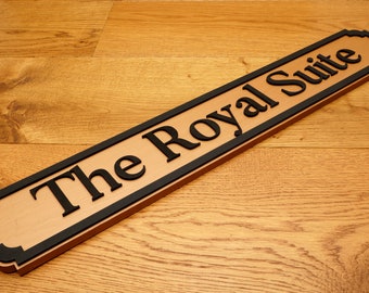 Personalised Bar Sign - Custom Wooden Vintage Style / Pub / Railway / Shed / Man Cave