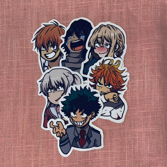6 Pack Anime Characters Set Digitally Hand Drawn - Etsy 6 Pack Anime Characters Set Digitally Hand Drawn - Etsy