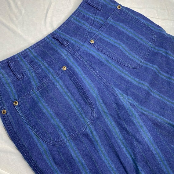 Vintage Liz Claiborne Lizwear Striped Blue Jeans … - image 5