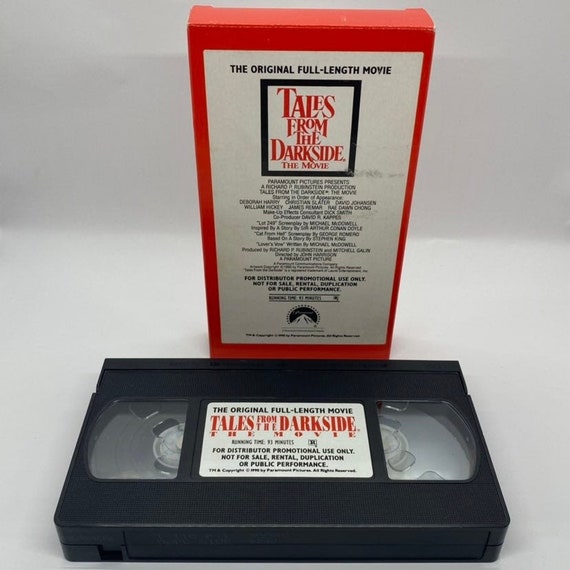 Tales From the Darkside the Movie VHS Tape Screener PROMO 1990 Etsy