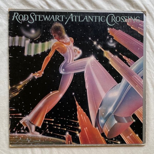 Rod Stewart - Atlantic Crossing Vinyl LP Record 1975 w/ Sleeve