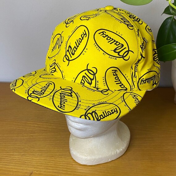 Vintage Mallory Logo Leather Western Buckle Strapback… Gem