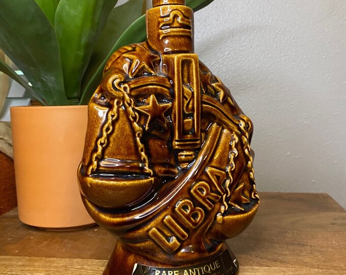Vintage Rare Antique Zodiac Series 1970 aries & Libra Kentucky Bourbon