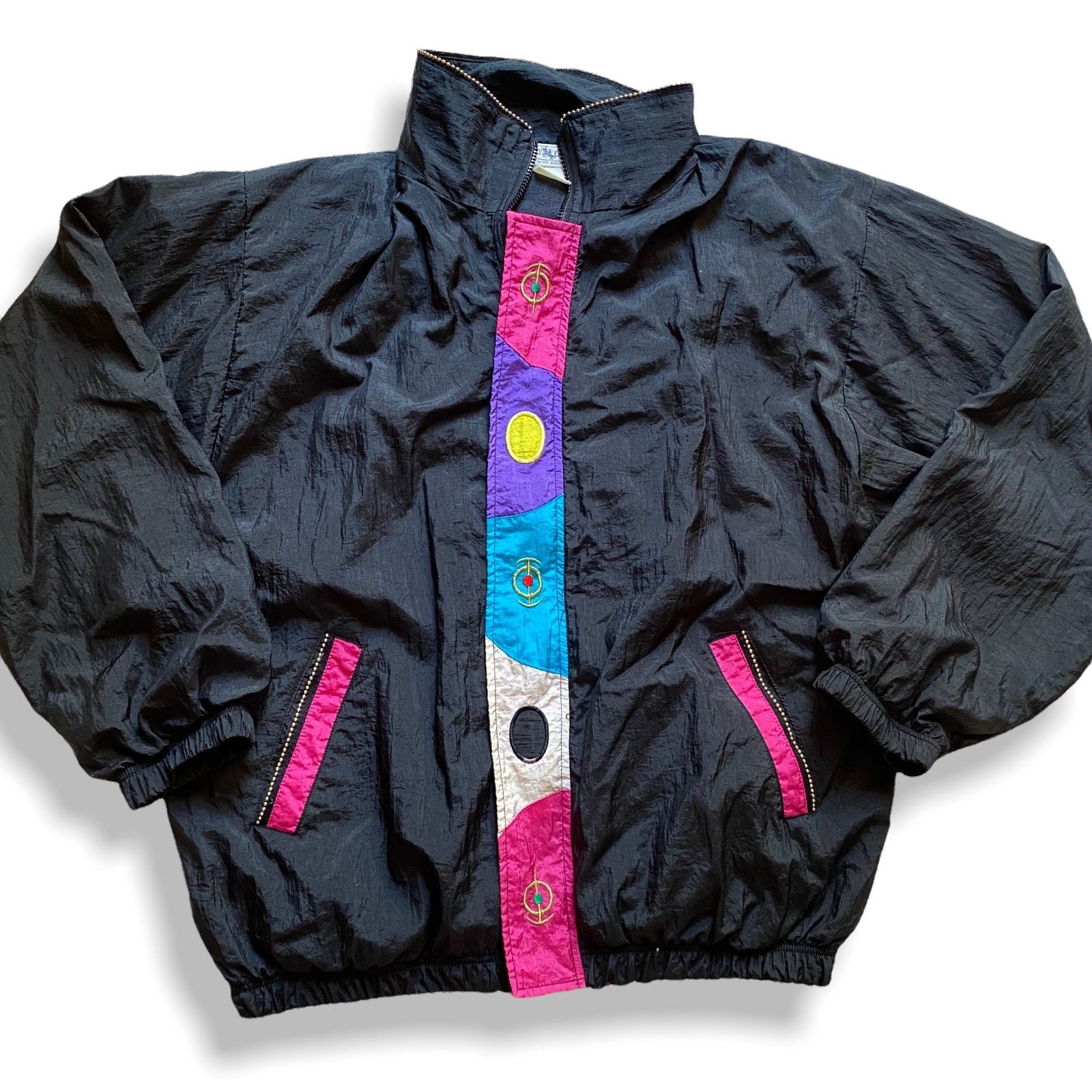 Vintage Retro Great Cavalier by St Paul Black & Multicolor Vintage Retro Great Cavalier by St Paul Black & Multicolor