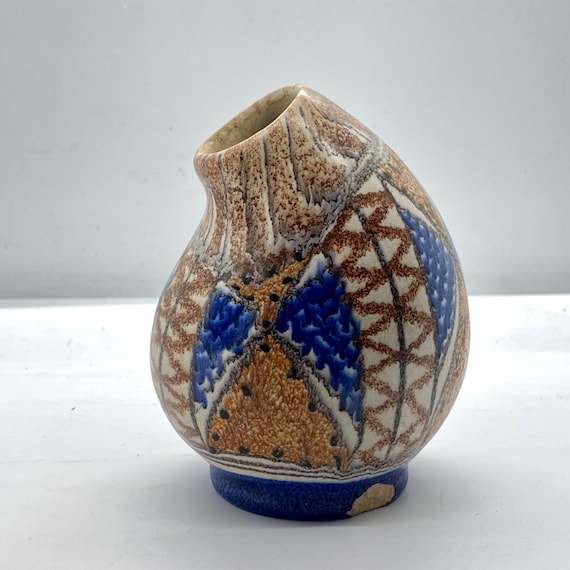 Vintage Michael Andersen Sons MA&S Denmark Pottery MCM Vase 5487