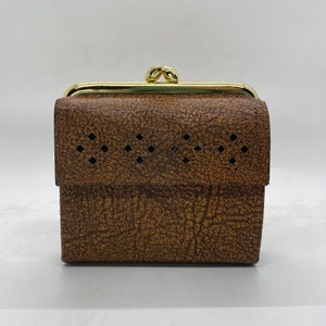 Vintage Princess Gardner Buffalo Leather Tri-partite Wallet Coin