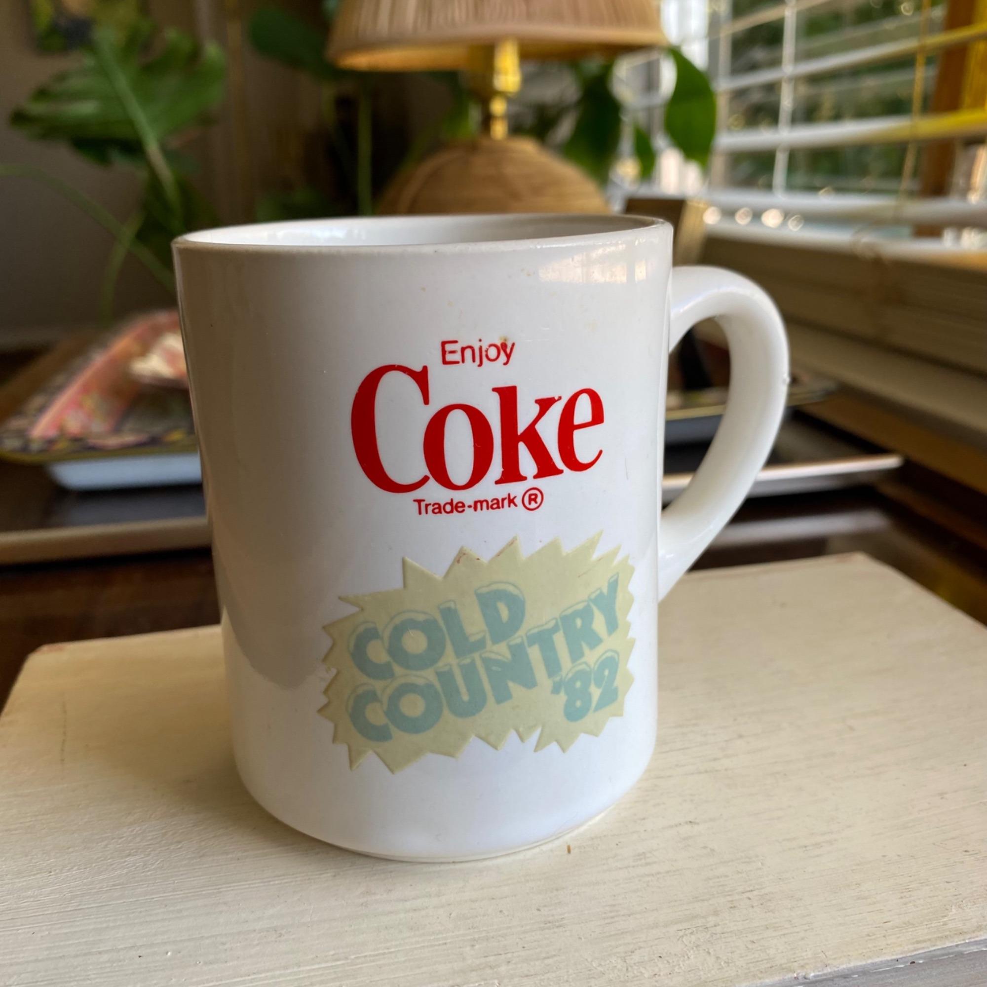 コカコーラ☆1982年製ビンテージ★enjoy★vintage ヴィンテージ 80年代 コカ・コーラ「Enjoy Coke」コールドカントリー