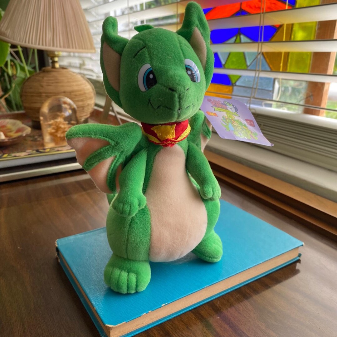 Vintage 90s Pocket Dragon Filbert Plush 8