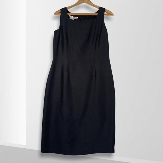 Vintage Maggy London Black Silk Sleeveless Sheath LBD Dress - Size 6 - Etsy Vintage Maggy London Black Silk Sleeveless Sheath LBD Dress - Size 6 - Etsy